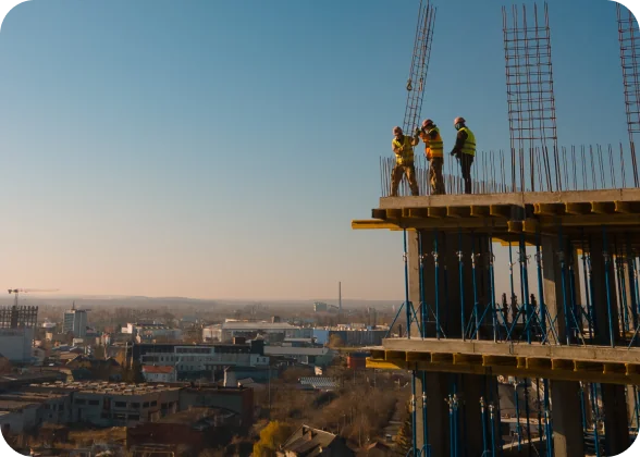 건설공사 정기안전점검 서비스 배경 이미지